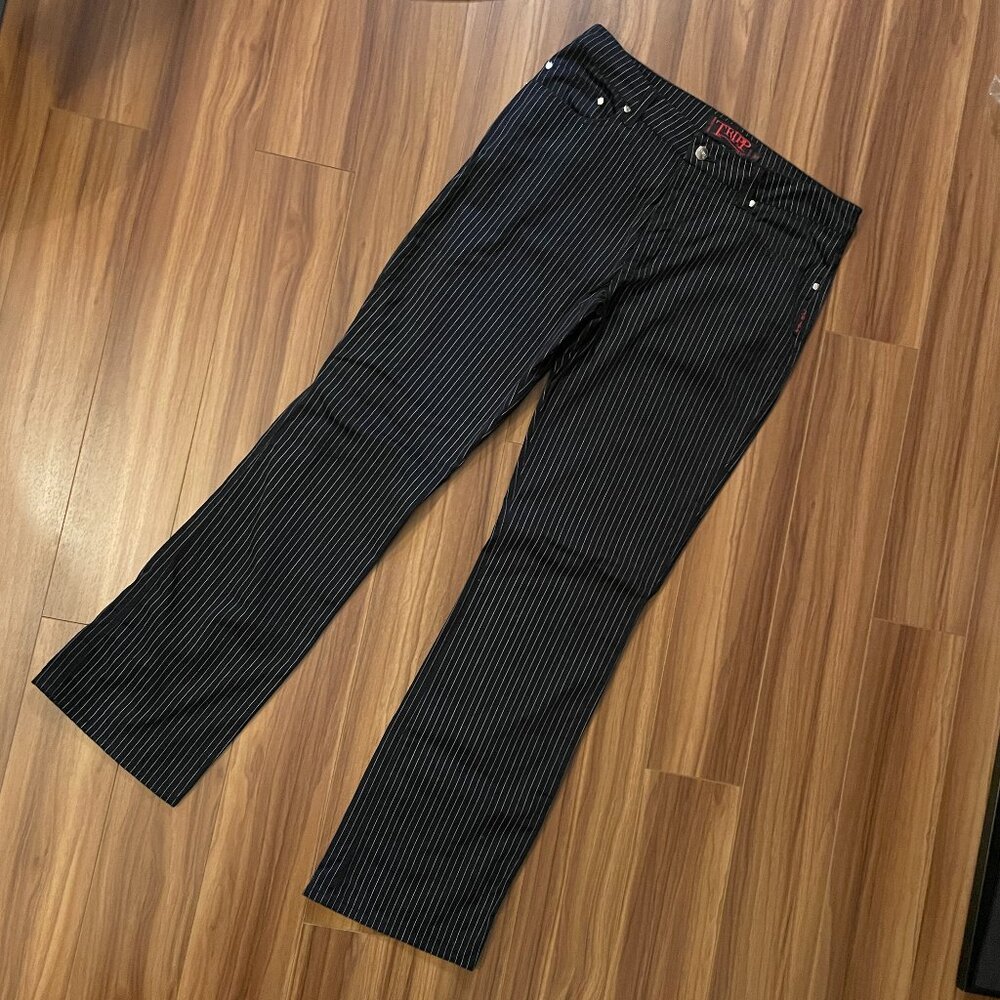 Tripp stripped straight pants